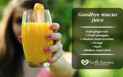 Goodbye mucus juice recipe